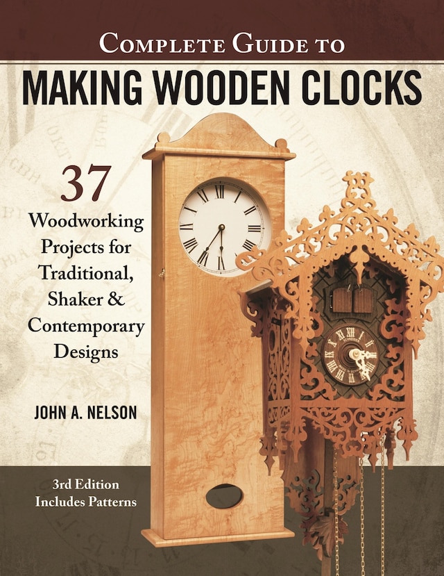 Buchcover für Complete Guide to Making Wooden Clocks, 3rd Edition