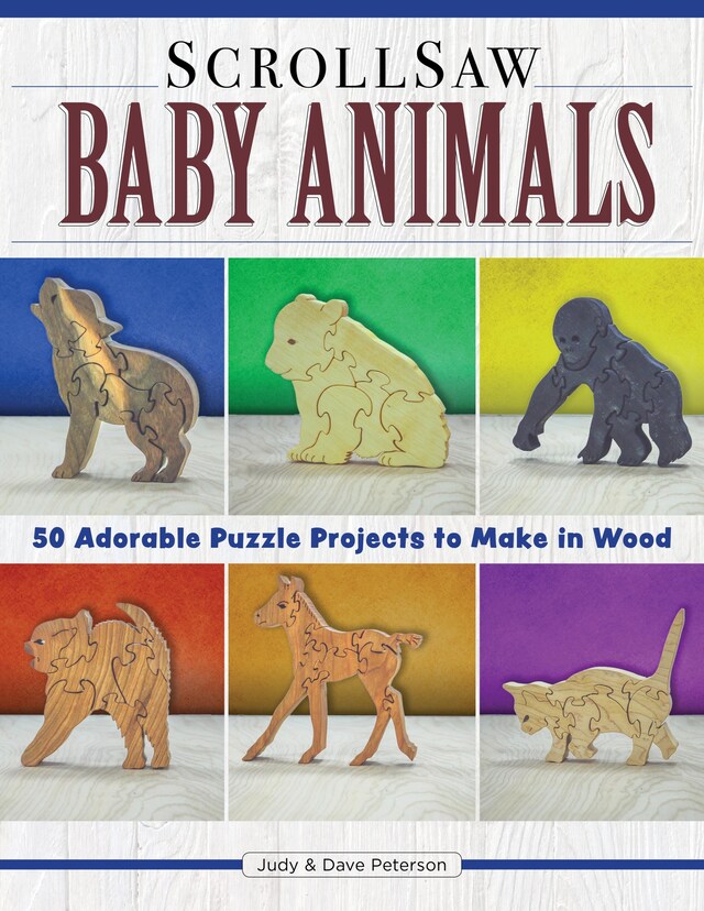 Kirjankansi teokselle Scroll Saw Baby Animals