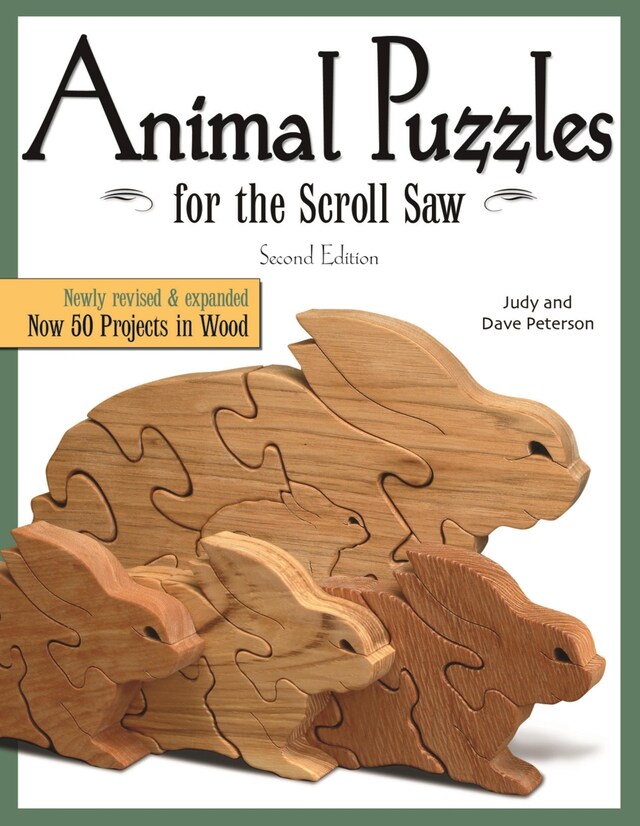 Bogomslag for Animal Puzzles for the Scroll Saw, Second Edition