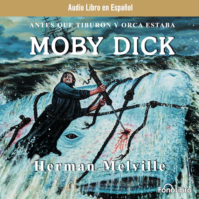 Boekomslag van Moby Dick (abreviado)