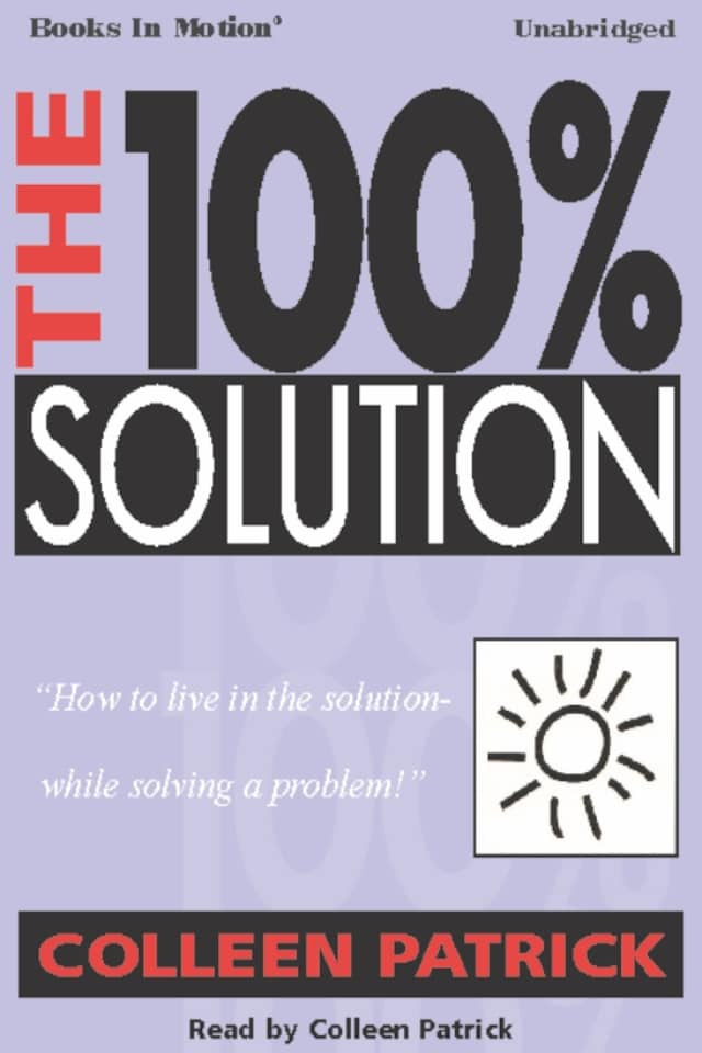 Boekomslag van 100% Solution, The