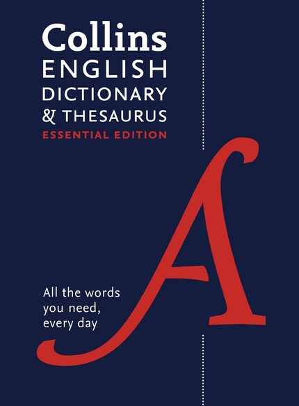 Collins English Dictionary and Thesaurus Essential bookCoverFor
