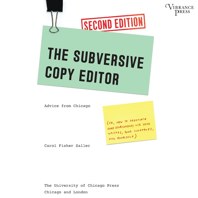 Okładka książki dla The Subversive Copy Editor