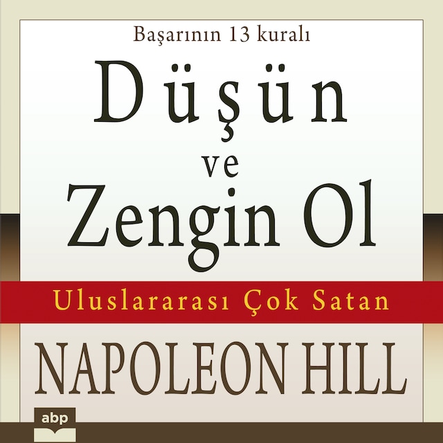 Buchcover für Düşün ve zengin ol - Başarının 13 kuralı (Ungekürzt)