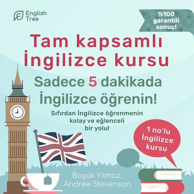 Book cover for Tam kapsamlı İngilizce kursu - Sadece 5 dakikada İngilizce öğrenin! (Ungekürzt)