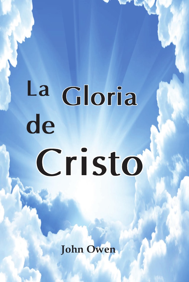 Kirjankansi teokselle La gloria de Cristo