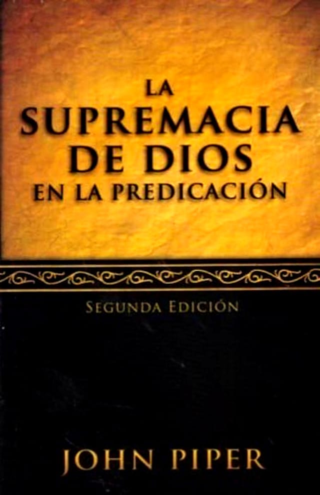 Couverture de livre pour La supremacía de Dios en la predicación