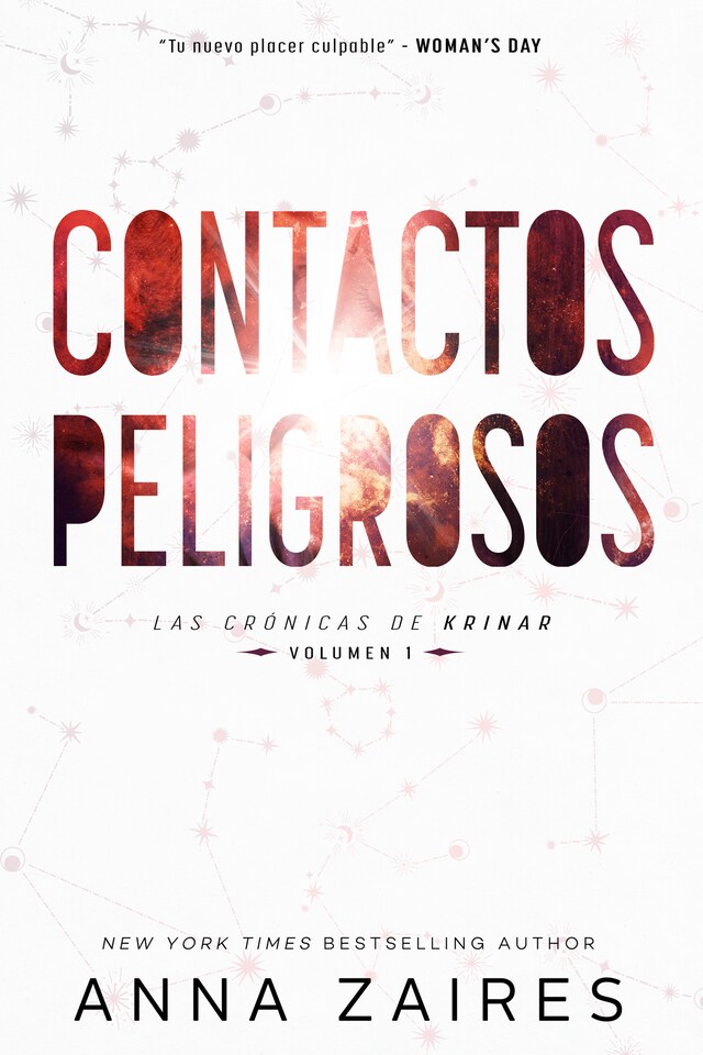 Book cover for Contactos Peligrosos: Las Crónicas de Krinar: Volumen 1