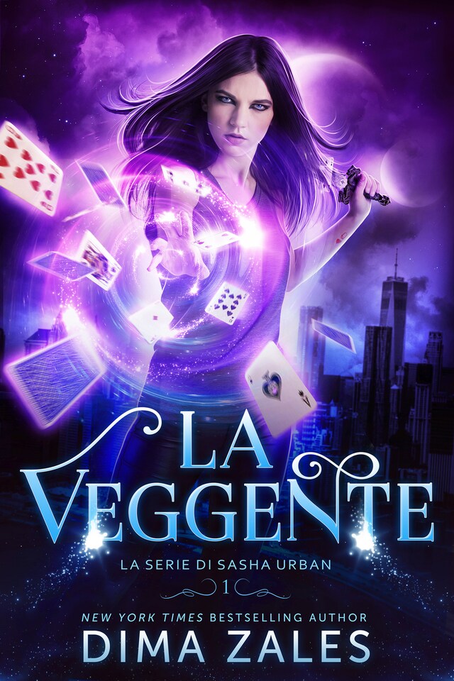 Couverture de livre pour La Veggente: La serie di Sasha Urban: Libro 1