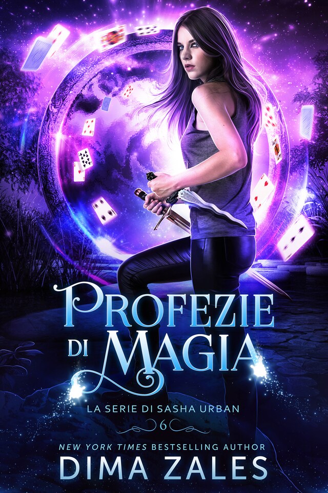 Kirjankansi teokselle Profezie di Magia: La serie di Sasha Urban: Libro 6