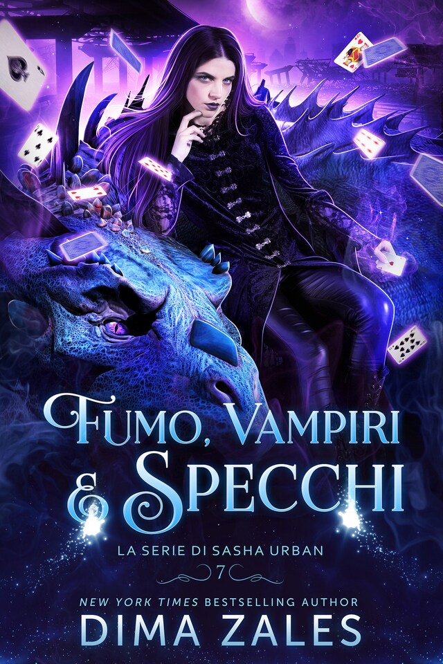 Couverture de livre pour Fumo, Vampiri e Specchi: La serie di Sasha Urban, Libro 7