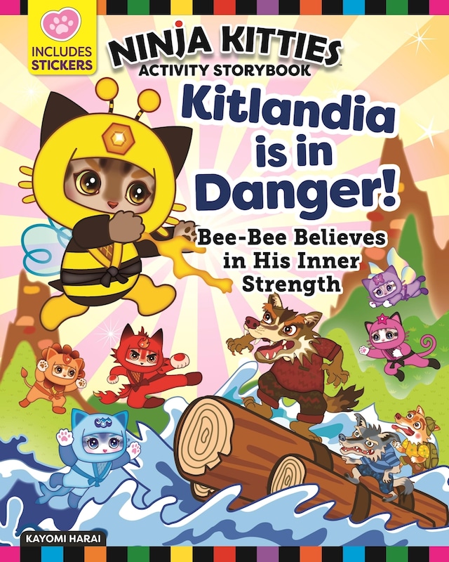 Buchcover für Ninja Kitties Kitlandia is in Danger! Activity Storybook