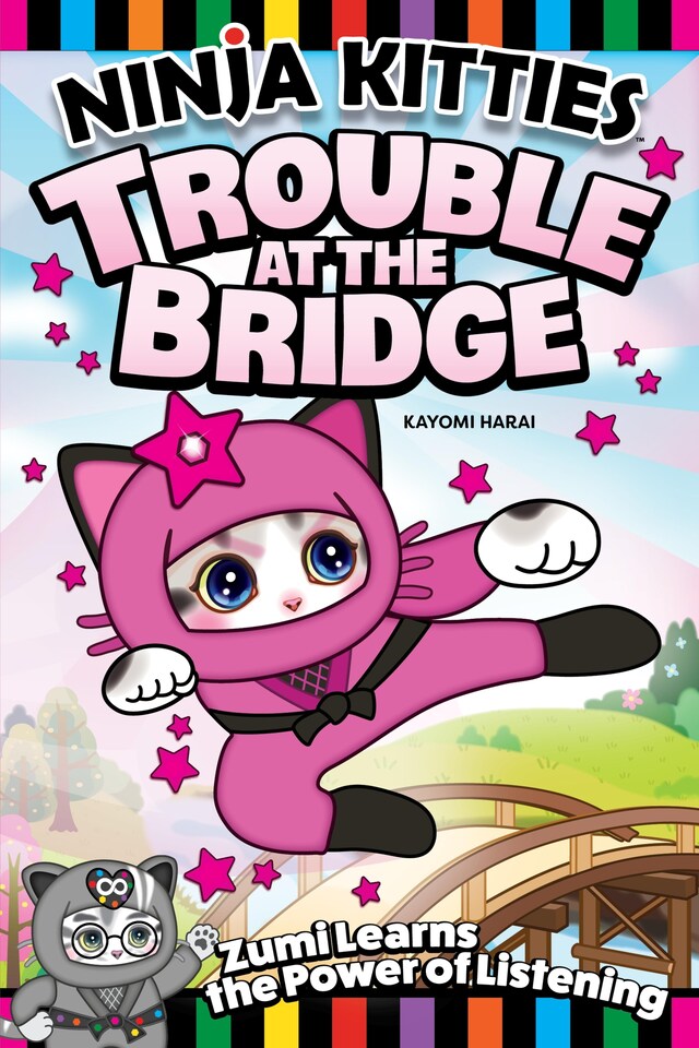 Book cover for Ninja Kitties Trouble at the Bridge