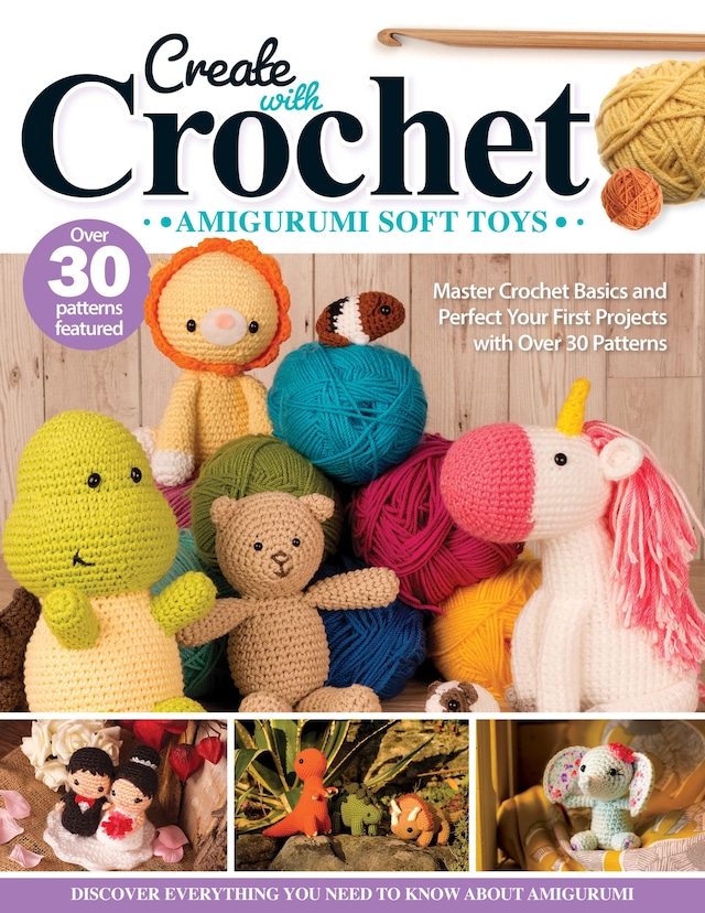 Book cover for Create with Crochet: Amigurumi Soft Toys