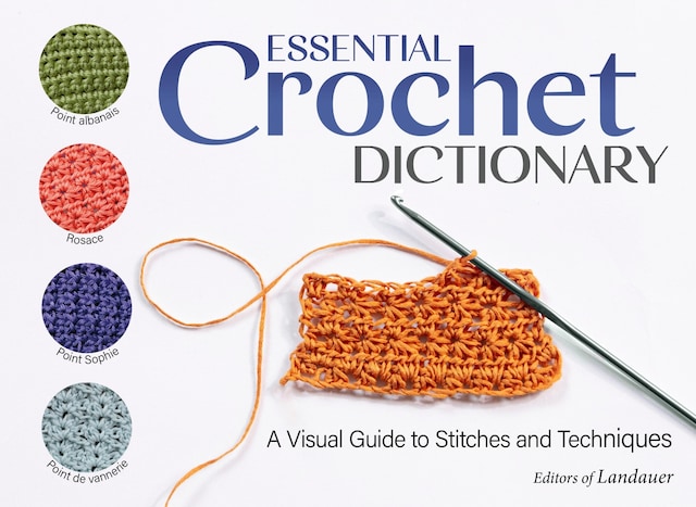 Book cover for Essential Crochet Dictionary