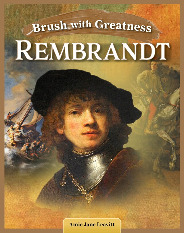 Book cover for Brush with Greatness: Rembrandt van Rijn