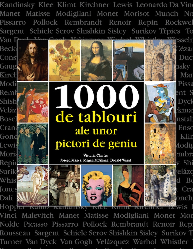 Book cover for 1000 de tablouri ale unor pictori de geniu