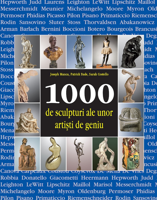 Book cover for 1000 de sculpturi ale unor artişti de geniu