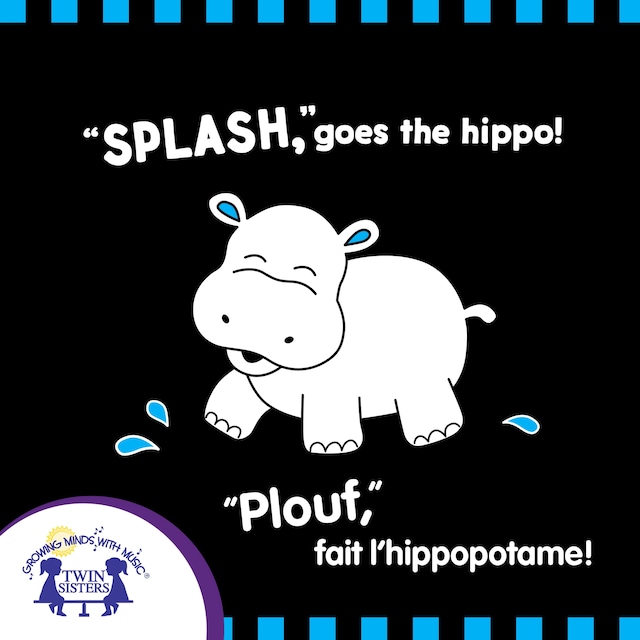 Buchcover für "Plouf," fait l'hippopotame!