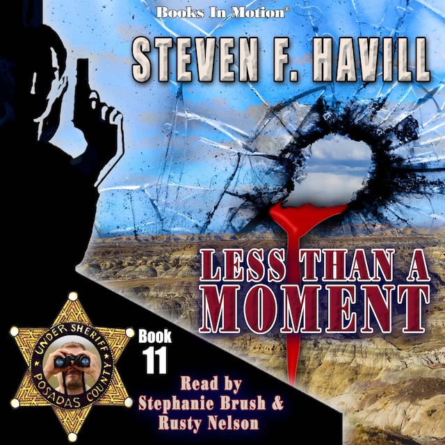 Book cover for Less Than A Moment (Posadas County Mystery, Book 11)