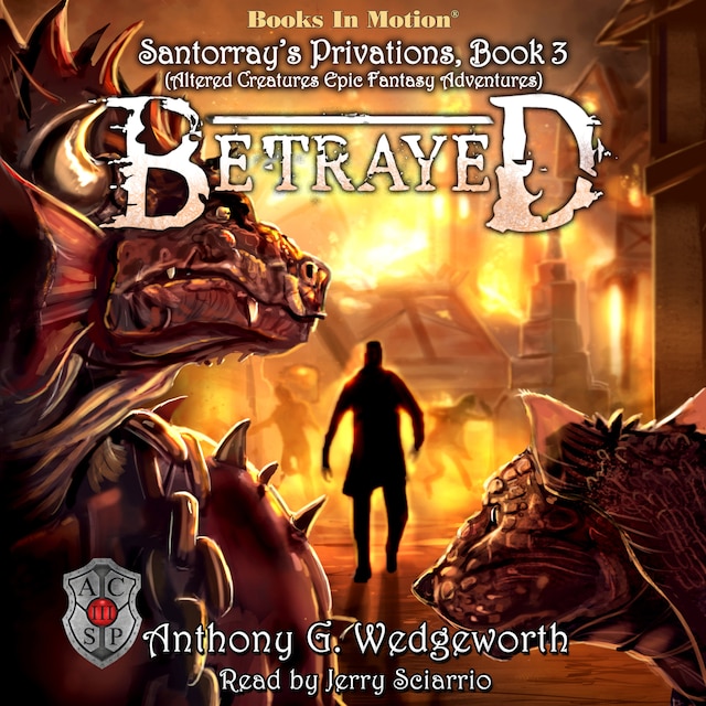 Book cover for Betrayed (Santorray's Privations, Book 3)