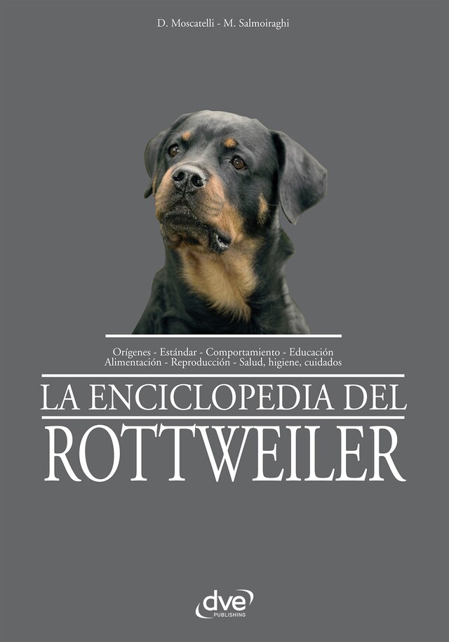 Book cover for La enciclopedia del rottweiler