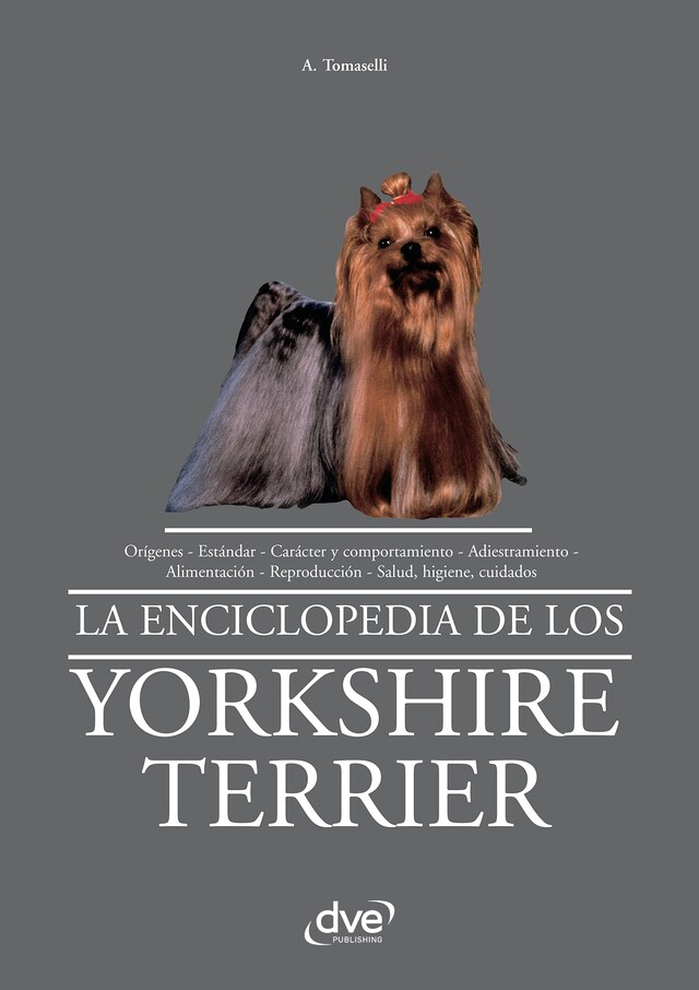 Book cover for La enciclopedia de los yorkshire terrier