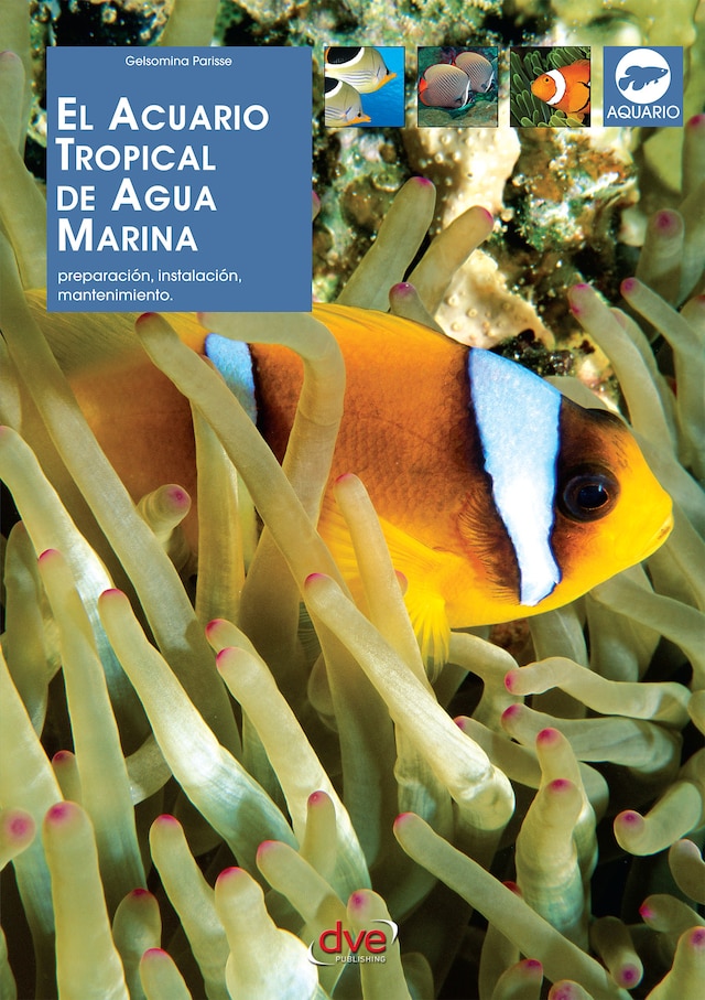 Book cover for El acuario tropical de agua marina