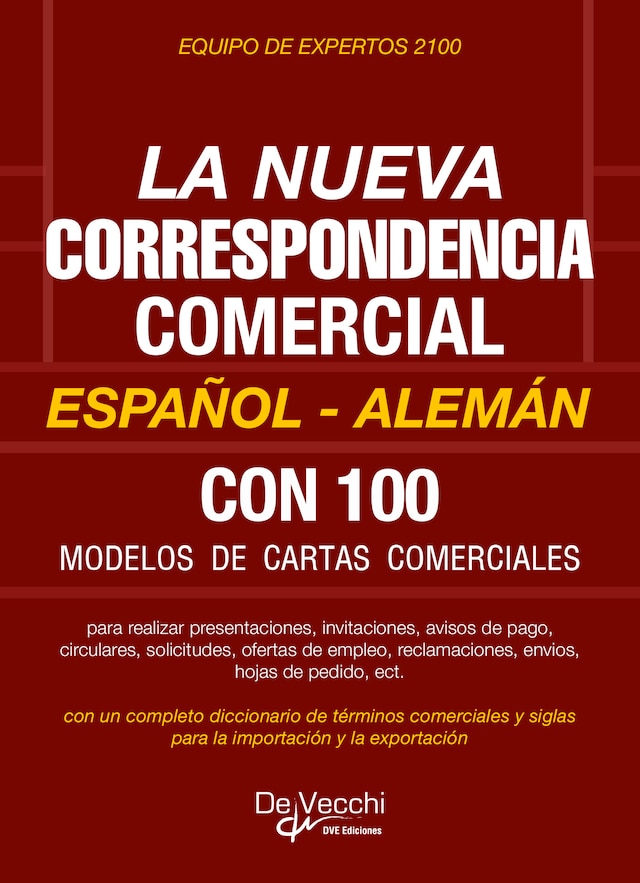 Book cover for La nueva correspondencia comercial Español - Alemán