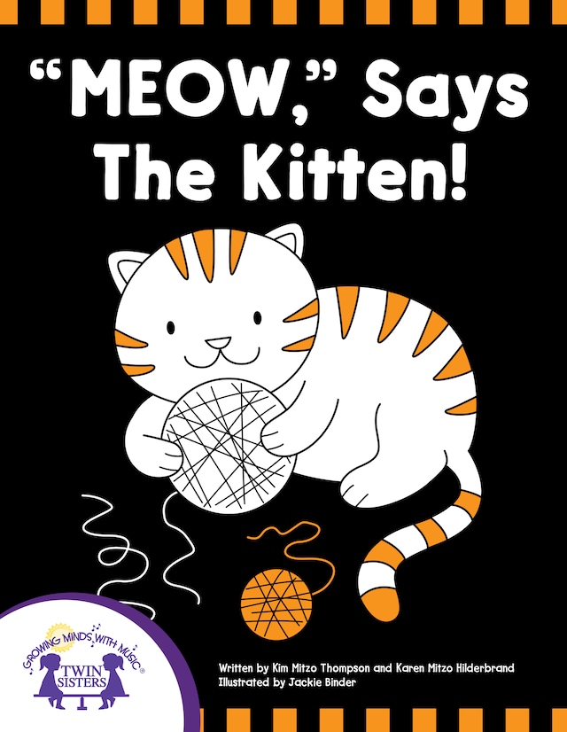 Book cover for "Meow," Says The Kitten