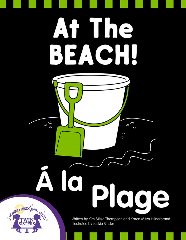 Couverture de livre pour At the Beach - Á la Plage