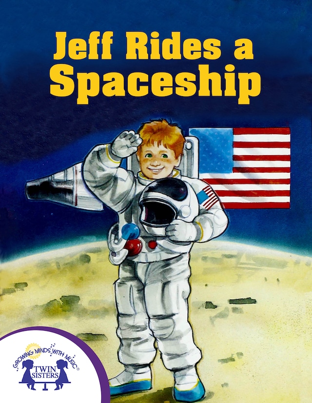 Portada de libro para Jeff Rides A Spaceship