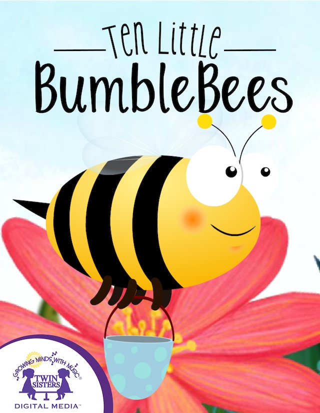 Couverture de livre pour Ten Little Bumblebees