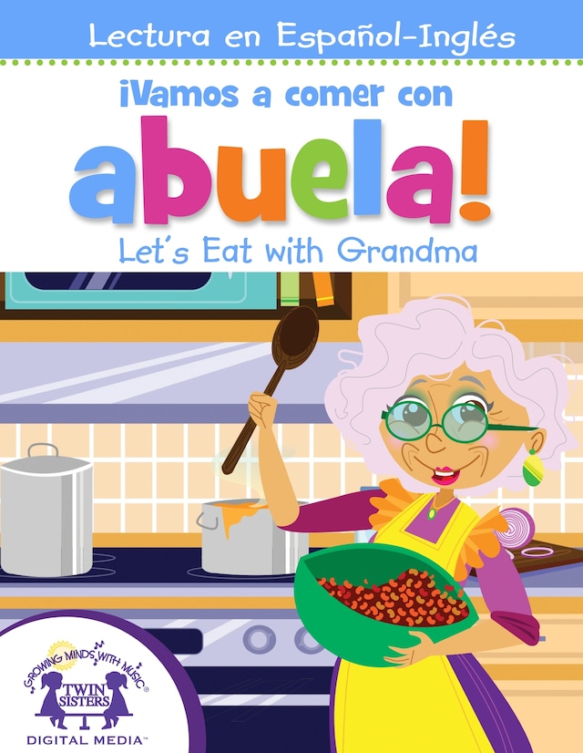 Okładka książki dla ¡Vamos a comer con abuela! / Let's Eat with Grandma