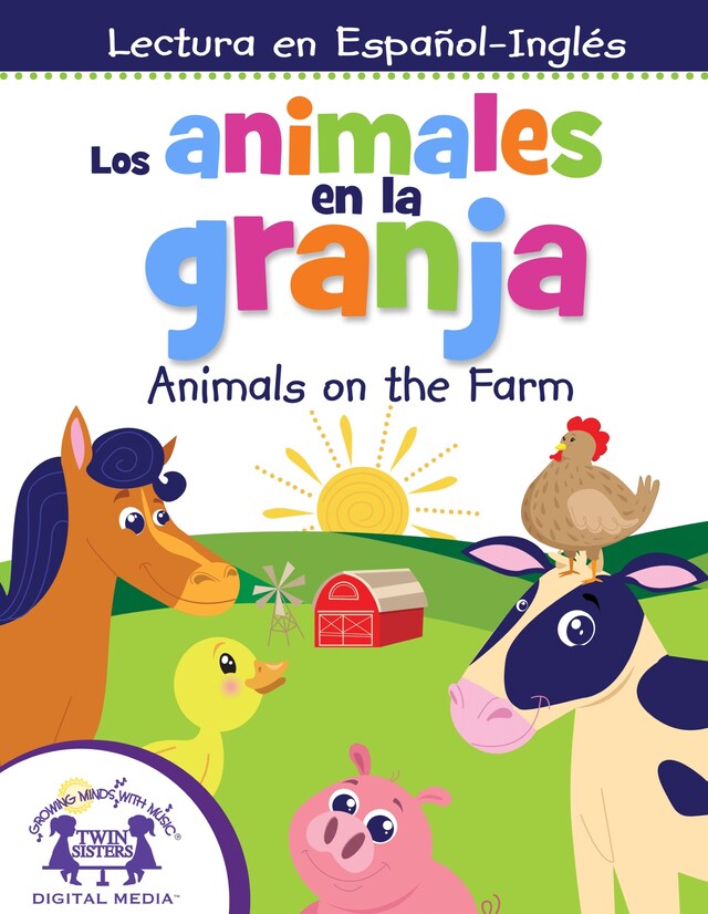 Buchcover für Los animales en la granja / Animals on the Farm