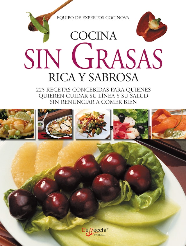 Book cover for Cocina sin grasas rica y sabrosa