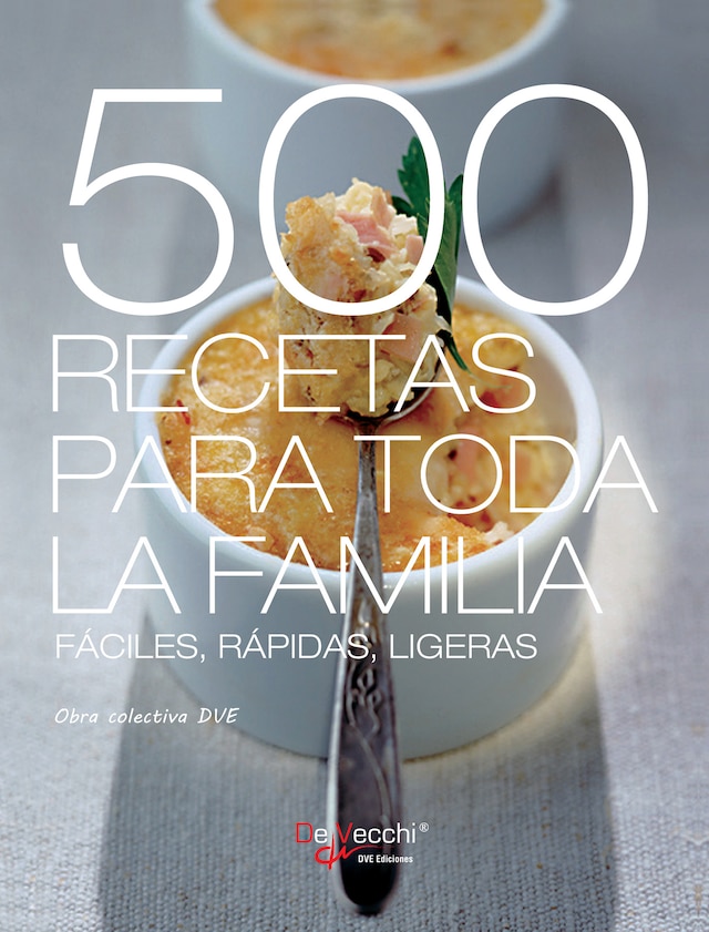 Okładka książki dla 500 recetas para toda la familia