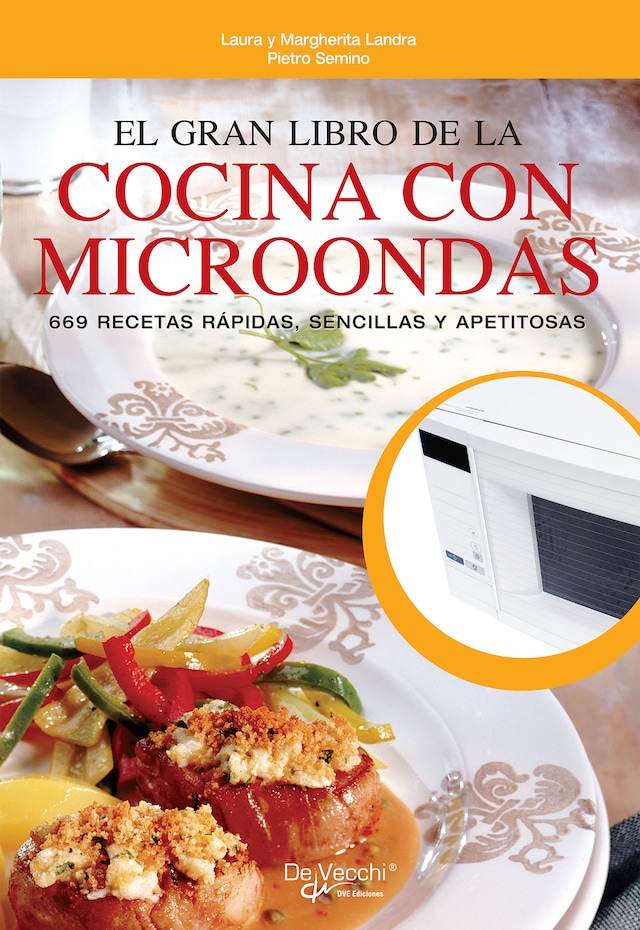 Book cover for El gran libro de la cocina con microondas