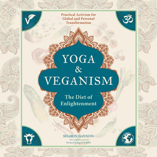 Okładka książki dla Yoga and Veganism