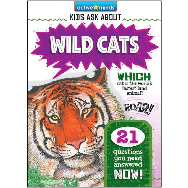 Bogomslag for Wild Cats - Active Minds: Kids Ask About (Unabridged)