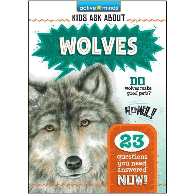 Couverture de livre pour Wolves - Active Minds: Kids Ask About (Unabridged)