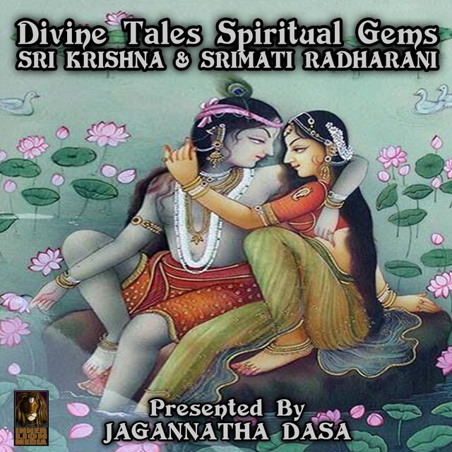 Book cover for Divine Tales Spiritual Gems - Sri Krishna & Srimati Radharani