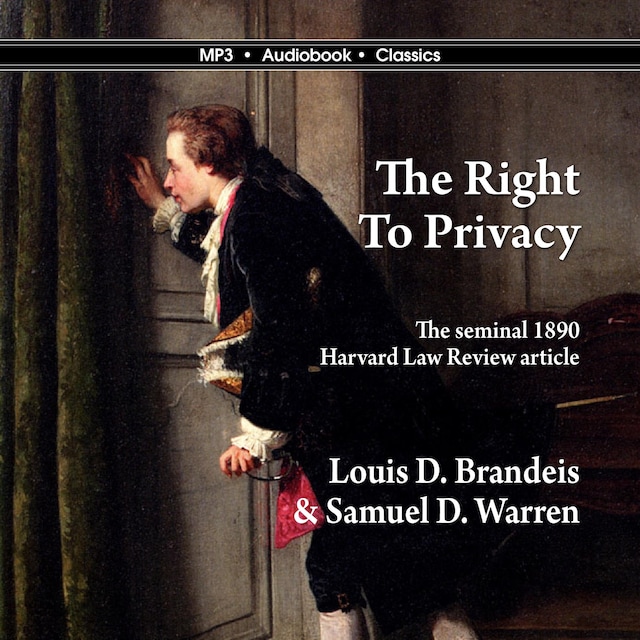 Book cover for The Right to Privacy