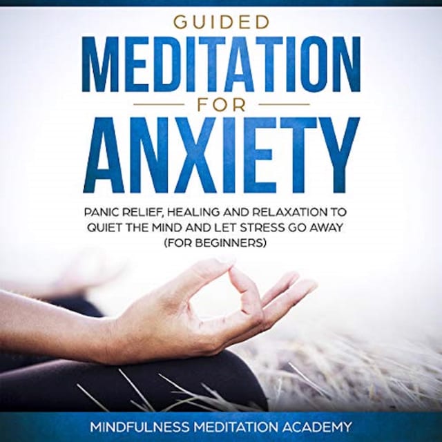 Book cover for Guided Meditation for Anxiety, Panic Relief, Healing and Relaxation to Quiet the Mind and let Stress go Away