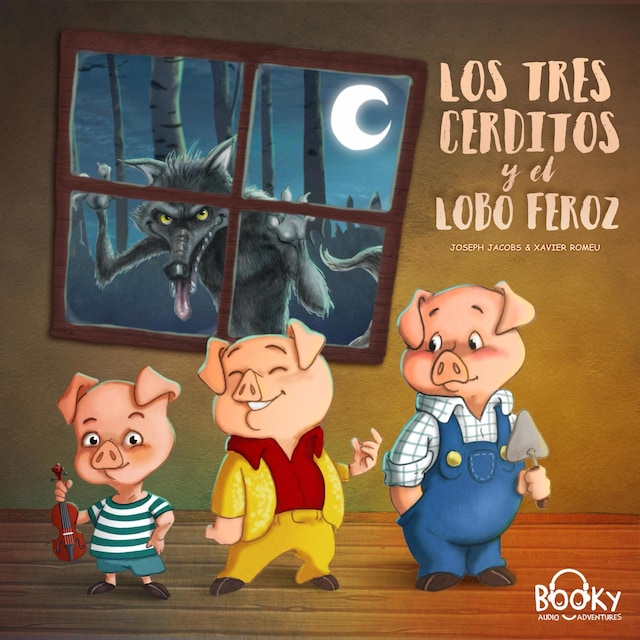 Book cover for Los Tres Cerditos y el Lobo Feroz