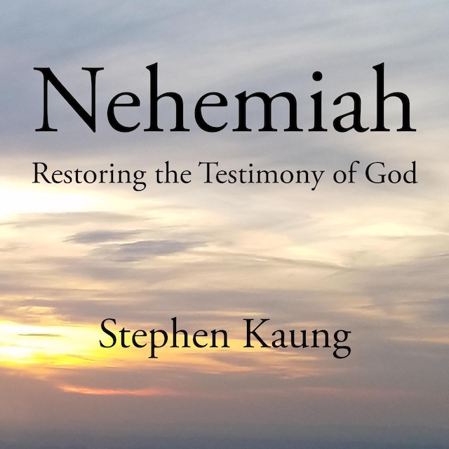 Boekomslag van Nehemiah: Restoring the Testimony of God
