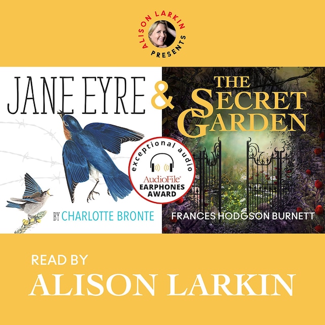 Kirjankansi teokselle Alison Larkin Presents: Jane Eyre and The Secret Garden