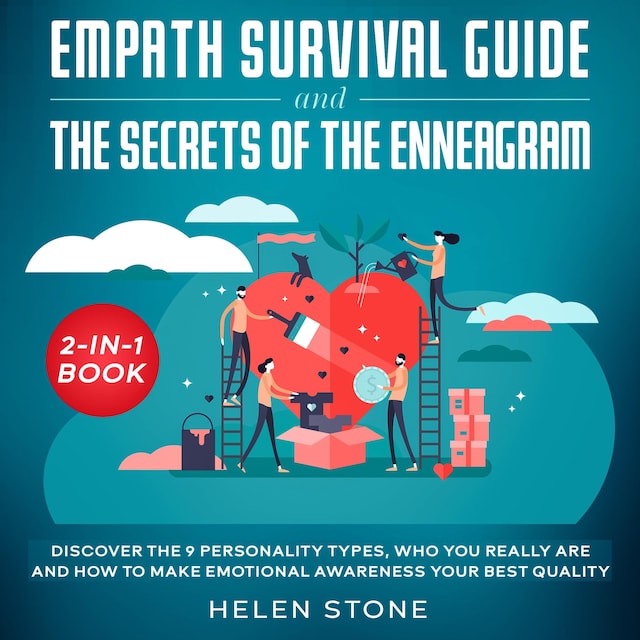 Copertina del libro per Empath Survival Guide and The Secrets of The Enneagram 2-in-1 Book Discover The 9 Personality Types, Who You Really Are and How to Make Emotional Awareness Your Best Quality