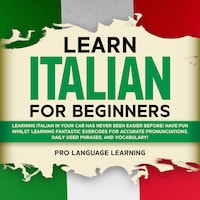 Learn Italian for Beginners - Pro Language Learning - Äänikirja - BookBeat