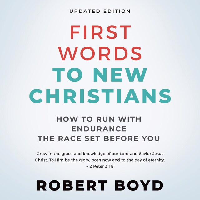 Kirjankansi teokselle First Words to New Christians